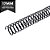 ESPIRAL PARA ENCADERNAÇÃO 17MM, PRETO, PARA 100 FLS, PACOTE C/ 100 UN - Imagem 3