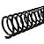 ESPIRAL PARA ENCADERNAÇÃO 17MM, PRETO, PARA 100 FLS, PACOTE C/ 100 UN - Imagem 5