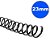 ESPIRAL PARA ENCADERNAÇÃO 23MM, PRETO, PARA 140 FLS, PACOTE C/ 60 UN - Imagem 3