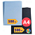 KIT 1000 UNIDADES CAPA ENCADERNAÇÃO A4 CRISTAL LINE + PRETA COURO - Imagem 1