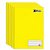 KIT 5 CADERNOS BROCHURÃO, CAPA DURA, 96 FLS, AMARELO, MÁXIMA, GRANDE - Imagem 3