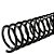 ESPIRAL PARA ENCADERNAÇÃO - 14MM PARA 85 FLS - 100 UN - PRETO - Imagem 4
