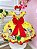 Vestido Infantil Magali Baby Amarelo Melancia Broche Laço - Imagem 7