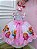 Vestido Infantil Patrulha Canina Rosa Cinto de Pérolas - Imagem 7