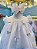 Vestido Infantil Branco Jardim Encantado Borboletas Luxo - Imagem 5