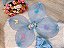 Romper Infantil Jardim Encantado Borboletas Azul Bebe + Asa 2 Peças - Imagem 4