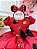 Vestido Minnie Vermelho Festa da Minnie Broche Luxo - Imagem 6