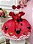 Vestido Minnie Vermelho Festa da Minnie Broche Luxo - Imagem 1