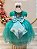 Vestido Infantil Verde Tule Renda Luxo Casamento - Imagem 8