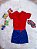 Fantasia Infantil Homem Aranha com Mascara Festa - Imagem 2