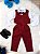 Conjunto Social Camisa Branca com Colete Calça Grav. Marsala - Imagem 8
