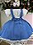 Vestido Infantil Salopete Branco e Azul Virginia - Imagem 8