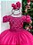 Vestido Infantil Dama de honra Festa Rosa Pink Longo Formatura - Imagem 8