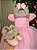 Vestido Jardim Encantado Rosa Bebe Festa Luxo - Imagem 2