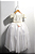 Vestido Infantil Longo Marfim Com Strass e Pérolas Damas - Imagem 6