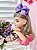 Tiara Infantil Lilás Com Maxx Nó Luxo - Imagem 3