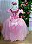 Vestido Dama da Honra Rosa Longo Babadinho - Imagem 7