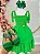 Vestido Infantil Primavera Verão Verde Bandeira de Alça e Bordado - Imagem 2