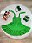 Vestido Infantil Primavera Verão Verde Bandeira de Alça e Bordado - Imagem 5