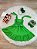 Vestido Infantil Primavera Verão Verde Bandeira de Alça e Bordado - Imagem 6