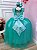 Vestido Infantil Damas de Honra Longo Verde Pérolas Luxo - Imagem 5