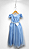 Vestido Infantil Azul Royal Longo Damas C/ Renda Casamento - Imagem 3