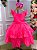 Vestido Mariana Modinha Rosa Neon - Imagem 1