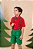 Conjunto Miss Cherry Henry Camisa Vermelha Suspensório Verde - Imagem 6