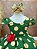 Vestido Infantil Verde Militar com Broche de Flor Festas - Imagem 7