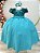 Vestido Infantil Verde Bandeira Busto Com Renda Damas Longo - Imagem 6