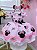 Vestido Minnie Rosa Com Broche de Laço Luxo - Imagem 1