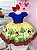 Vestido Infantil da Branca de Neve Azul Tematico Luxo - Imagem 5
