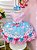 Vestido Infantil Chuva de Bênçãos e Amor Nuvem Luxo - Imagem 4