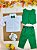 Conjunto Infantil Camisa Branca Calça Colete e Gravata Verde - Imagem 2