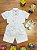 Conjunto Social Short Camisa Colete Gravata Branco - Imagem 9