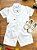 Conjunto Social Short Camisa Colete Gravata Branco - Imagem 5