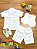Conjunto Social Short Camisa Colete Gravata Branco - Imagem 7