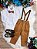 Conjunto Social Camisa Branco e Calça Gravata Susp. Caramelo - Imagem 2