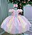 Vestido Infantil Circo Arco Iris Candy Color - Imagem 5