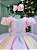 Vestido Infantil Circo Arco Iris Candy Color - Imagem 3