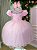Vestido Jardim Encantado Rosa Bebê Festa Luxo - Imagem 5
