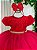 Vestido Menina Bonita Vermelho Festa Luxo - Imagem 5