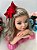 Laço Infantil Strass Maria Alice Vermelho - Imagem 2