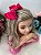Laço Infantil Rosa Pérolas Maria Eduarda - Imagem 2