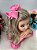 Laço Infantil Rosa Bebê Pérolas Maria Eduarda - Imagem 4