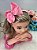 Tiara Infantil Bianca Rosa Bebe - Imagem 1