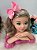 Tiara Infantil Bianca Rosa Bebe - Imagem 4