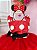 Vestido Minnie Vermelha Bolinhas com Broche Strass - Imagem 6