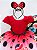 Vestido Minnie Vermelha Bolas Cinto e Pérolas Luxo - Imagem 2