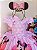 Vestido Minnie Rosa com Laço Para Cabelo - Imagem 2